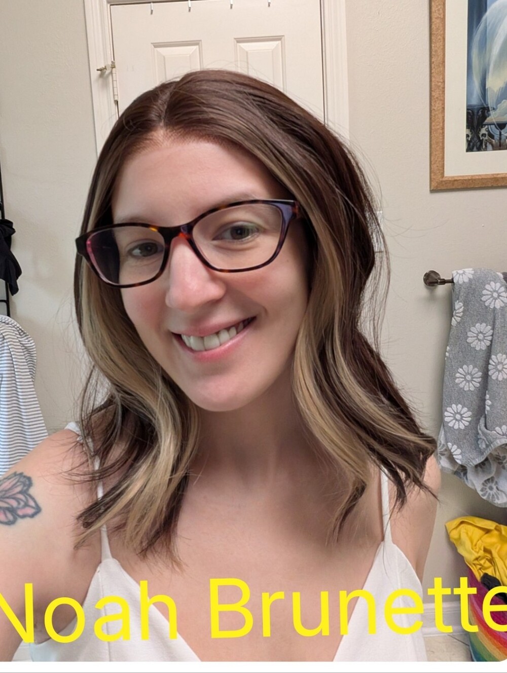 Chelsey Smith Crowns Noah Brunette with Highlights Petite Wig